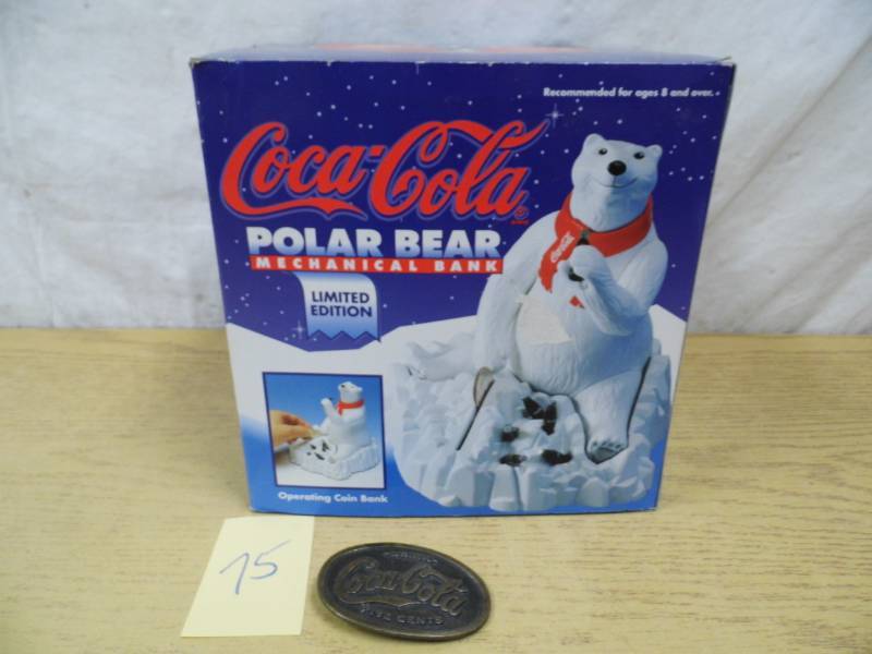 lot 75 image: Coke Bank - Belt Buckle