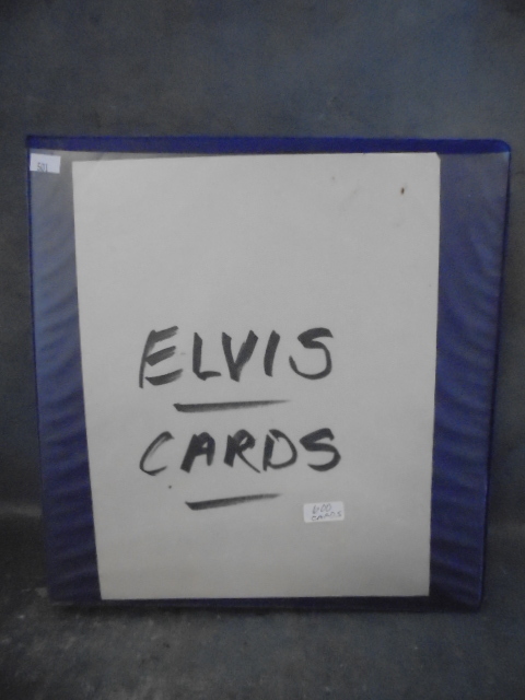 lot 21 image: Elvis Card Collection