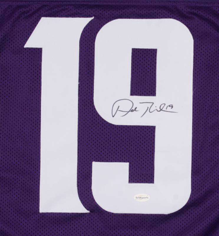 lot 9 image: Adam Thielen Signed Purple Jersey (TSE COA)