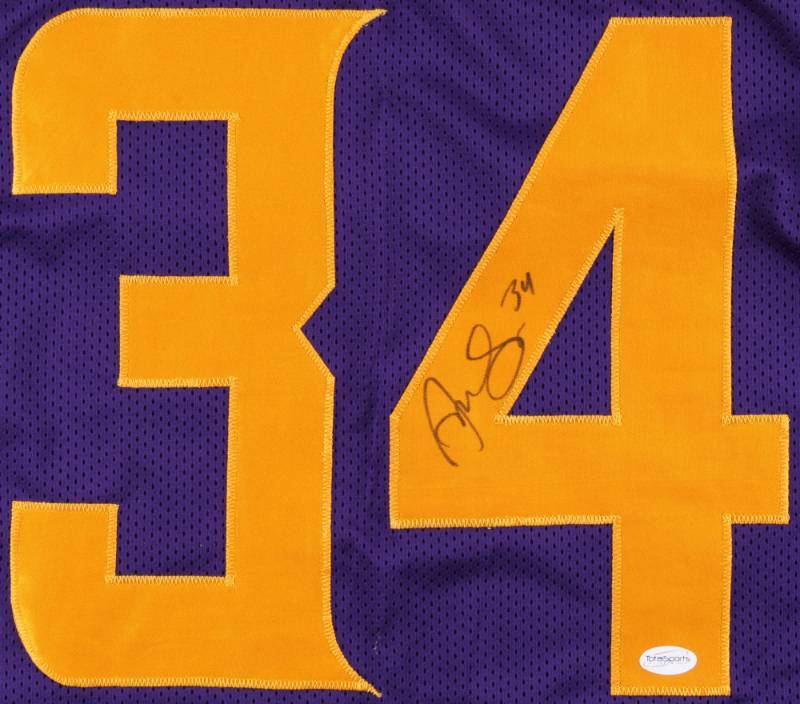 lot 28 image: Andrew Sendejo Signed Special Edition Color Rush Jersey (TSE COA)