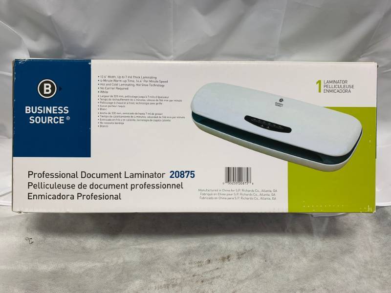 Business Source Laminator (new in box)