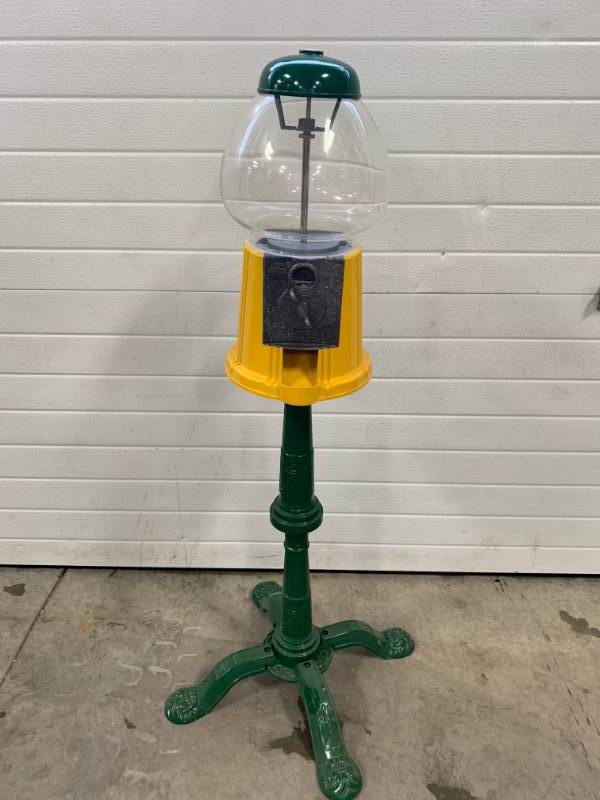 NDSU Bison Colored Candy Gum Ball Machine 38 tall
