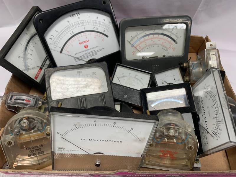 Large Lot of Meters and Gauges