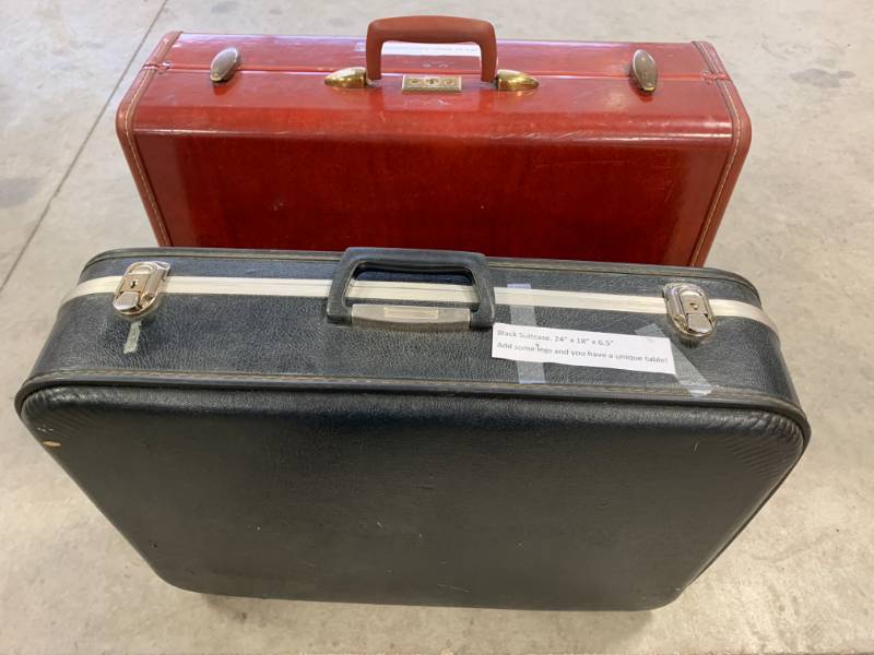 Samsonite Streamlite Suitcase plus Black Suitcase