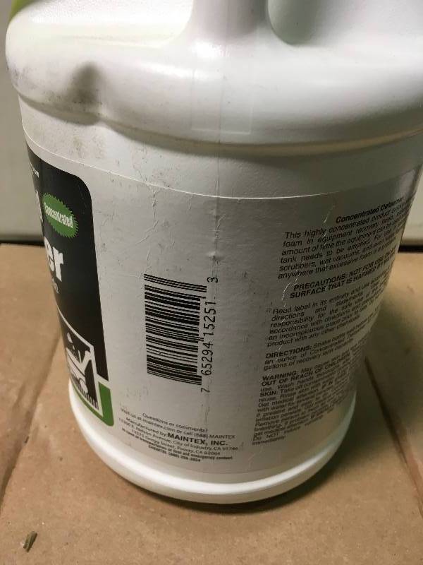 lot 88 image: 1 Gal. Carpet Defoamer Concentrated not used