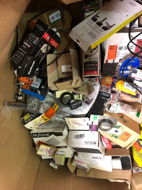Gaylord full of Misc assorted items new, used or open packages
