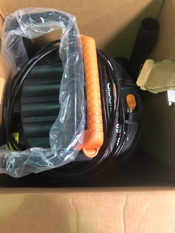 lot 107 image: RIDGID 16 Gal. 6.5-Peak HP WetDry Vacuum missing filter in good working condition