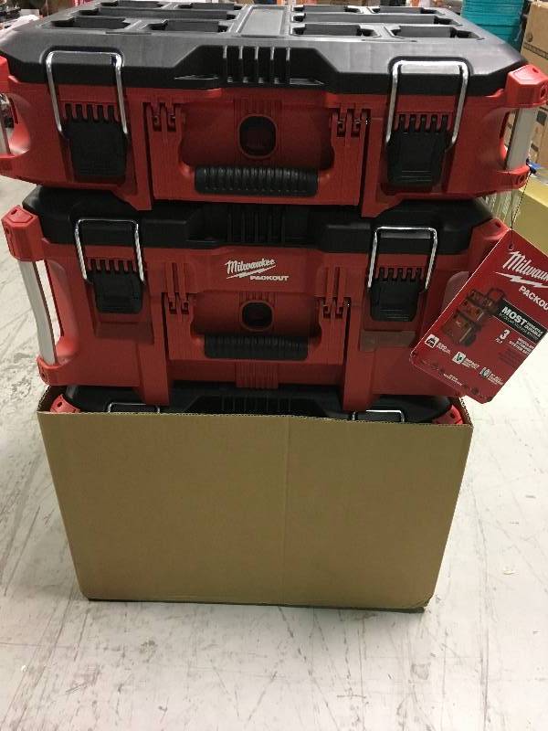 Milwaukee 22 in. Packout Modular Tool Box Storage System not used