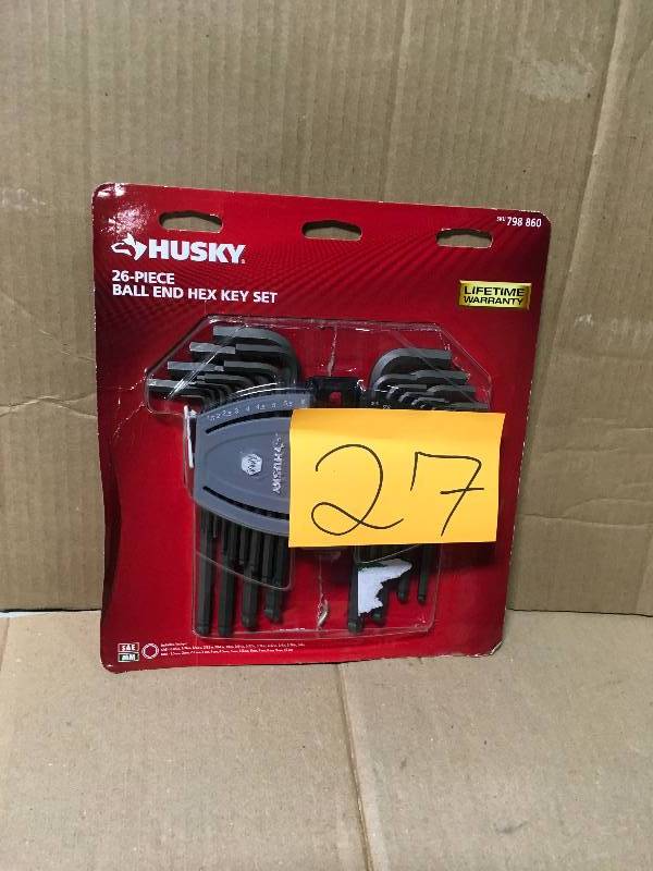 Husky SAEMetric Ball End Hex Key Set (26-Piece)