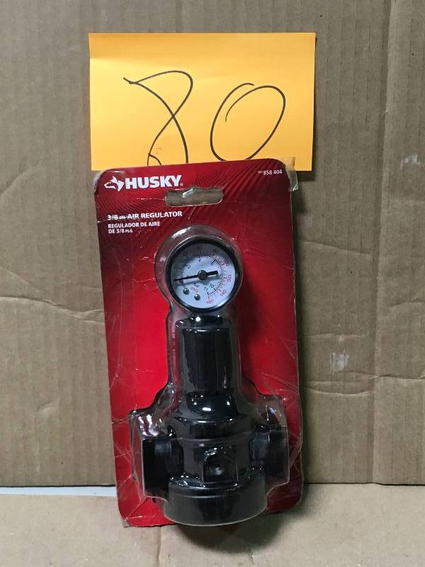 Husky 38 in. Regulator with Gauge in good working condition