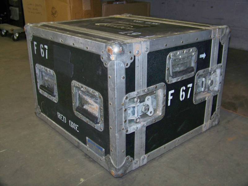 lot 57 image: Anvil Cases, ATA Rated, Hard-Sided, Equipment  Component Rack Case with Furman Power Conditioner and Light Module