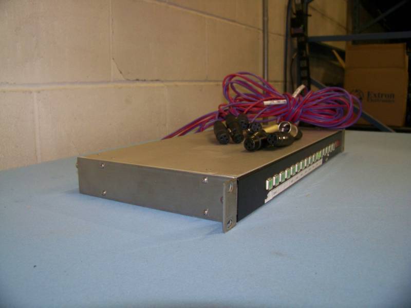 lot 129 image: Sierra Video Systems, 16 x 16 with Two Channel Audio Router and Controller  Switcher Unit with XLR Cables
