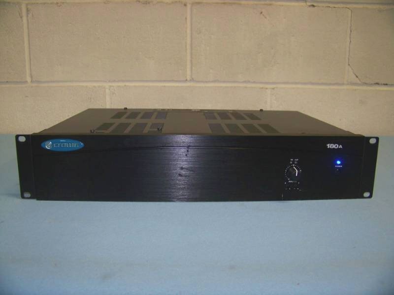 crown, 80w, commercial professional, power amplifier amp 332 60
