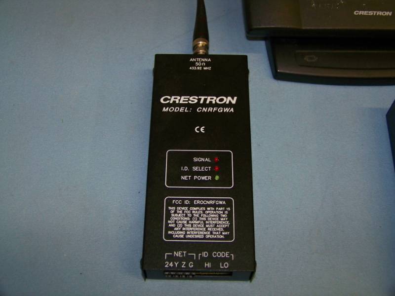 lot 119 image: (2) Crestron TouchPanels  Touch Panels and other Crestron items