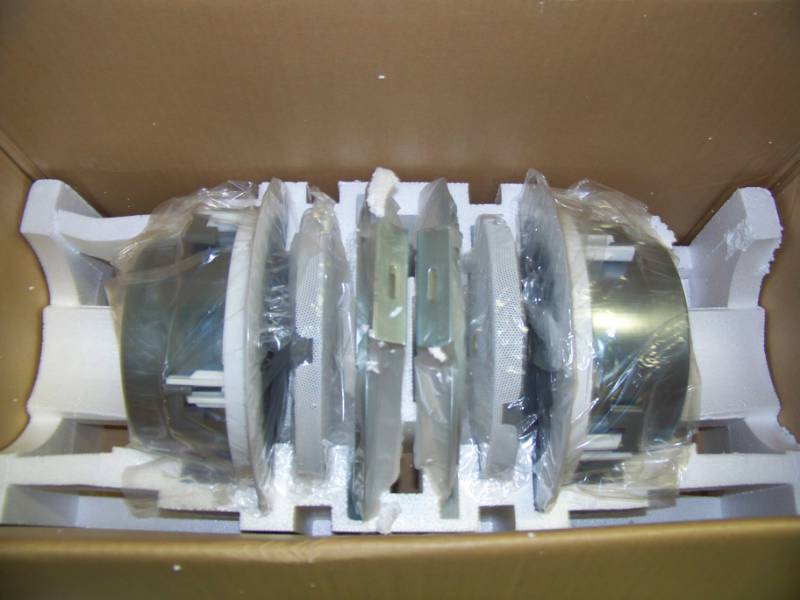 lot 40 image: (Pair) Atlas Sound, FAP42TC, 4, Two-Way, In-Ceiling Speakers  Loudspeakers - NEW IN ORIGINAL OPEN BOX