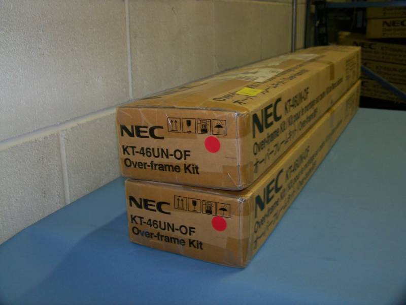 lot 32 image: (2) NEC, KT-46UN-OF, Over-Frame Bezel Kits - NEW IN ORIGINAL BOXES