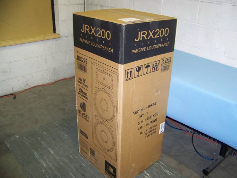 lot 4 image: JBL Professional, Dual 15, Two-Way, Passive Loudspeaker  Speaker - NEW IN ORIGINAL BOX