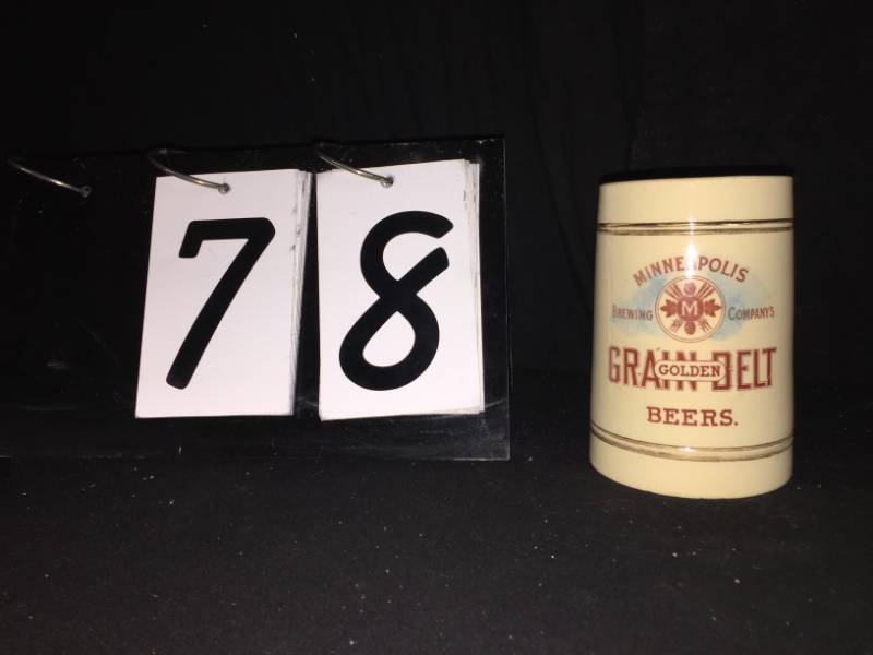 lot 78 image: Grain Belt ceramic stein  beer mug