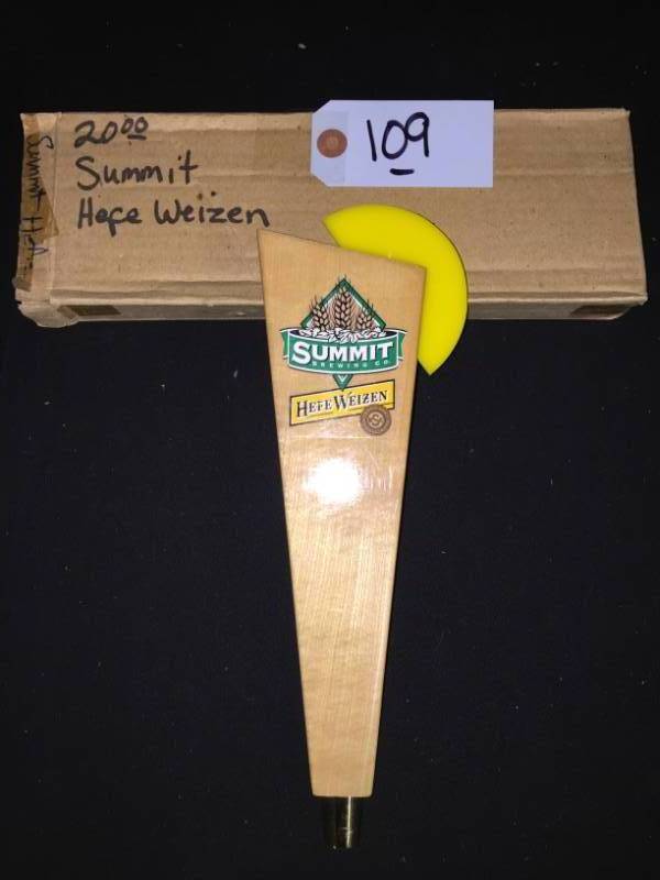 lot 109 image: Summit Hefe Weizen tap handle