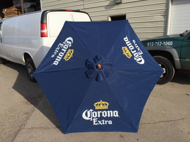lot 120 image: Corona Beer patio umbrella