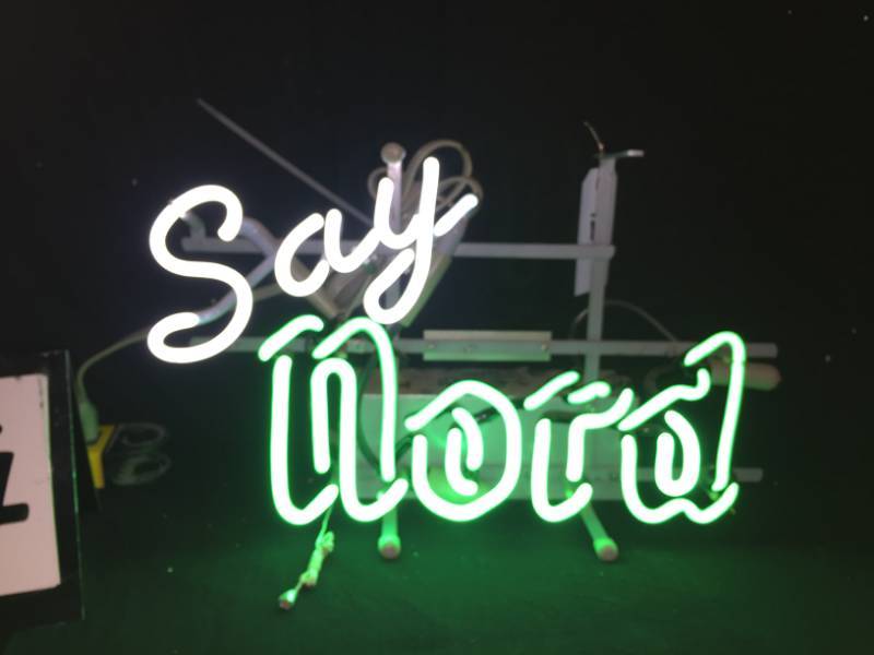 lot 124 image: Say Nord neon