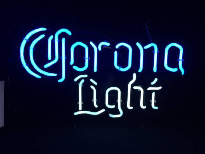 lot 128 image: Corona Light neon