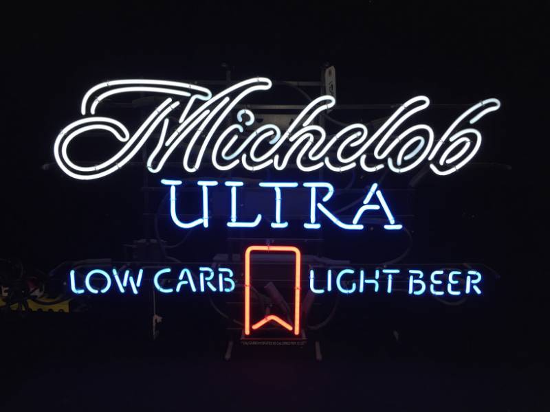 lot 155 image: Michelob Ultra neon