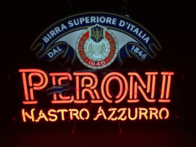 lot 166 image: Peroni neon