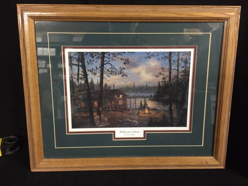 lot 186 image: Wilderness echoes framed nature prints