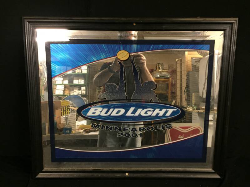 lot 223 image: Bud Light Minneapolis 2001 mirror
