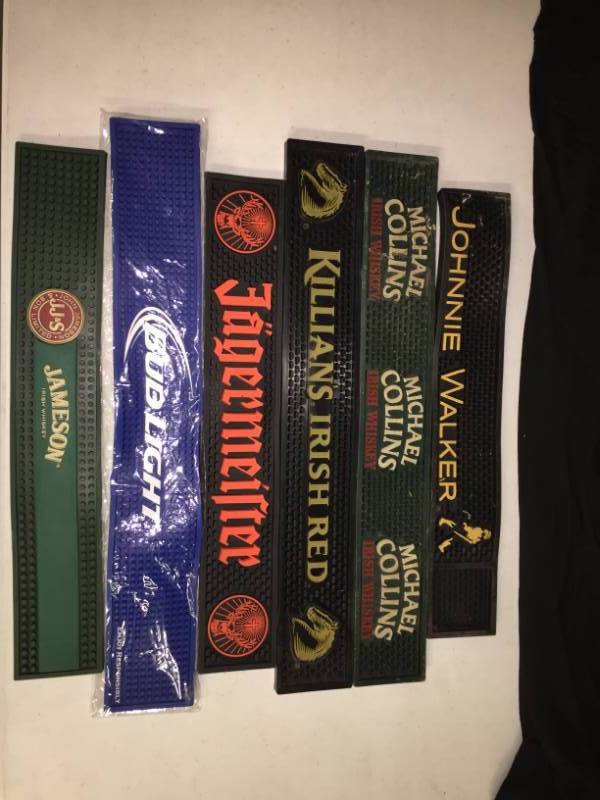 lot 227 image: Lot of 6 bar mats