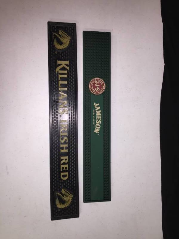 lot 228 image: Lot of 2 bar mats