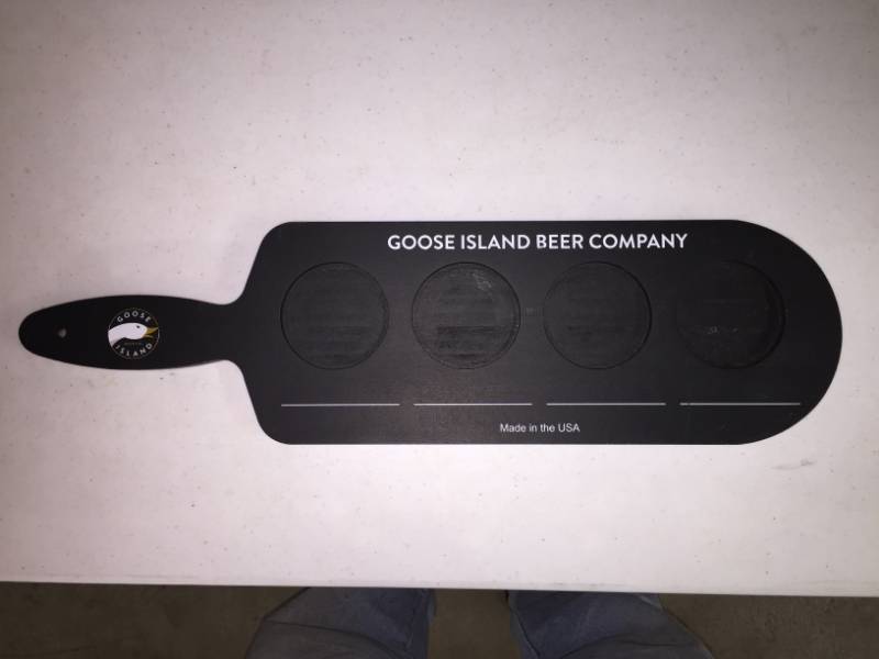 lot 234 image: Goose Island beer flight paddles