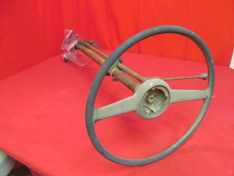 vintage steering shaft, shift lever, steering gear