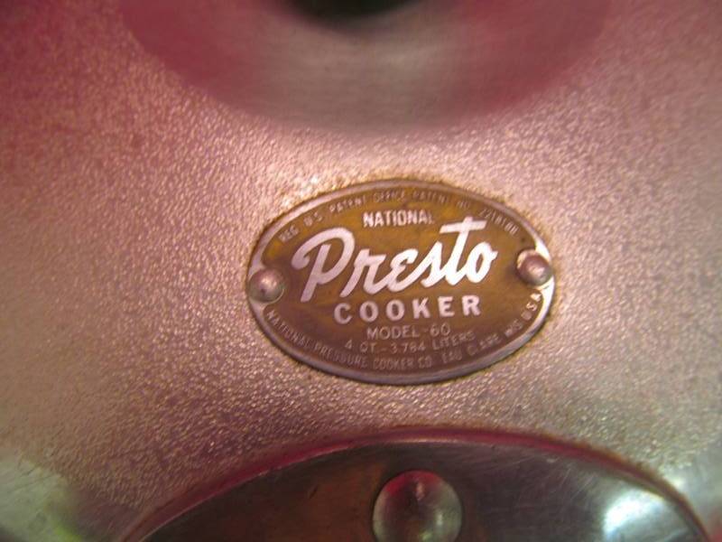 vintage presto pressure cooker