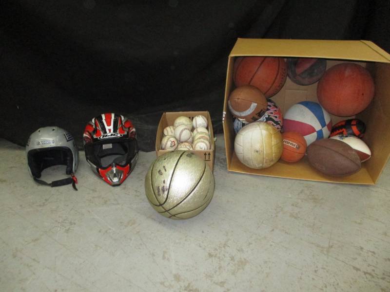 Sports Balls and Helmets