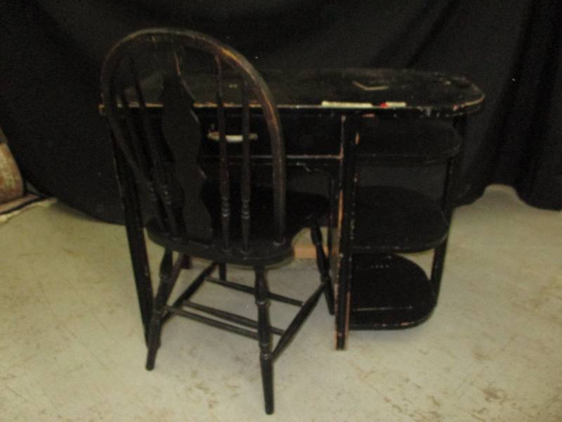 Antique Unique School Desk and Chair