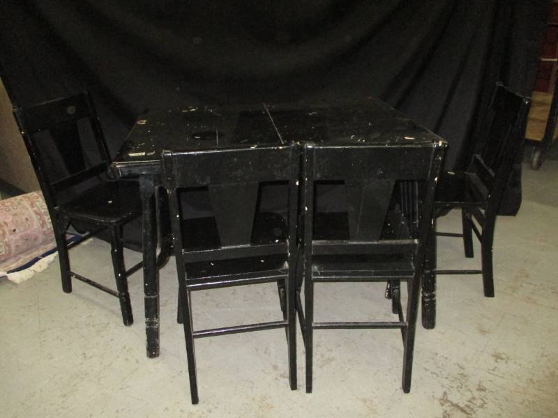 Table and 4 Chairs