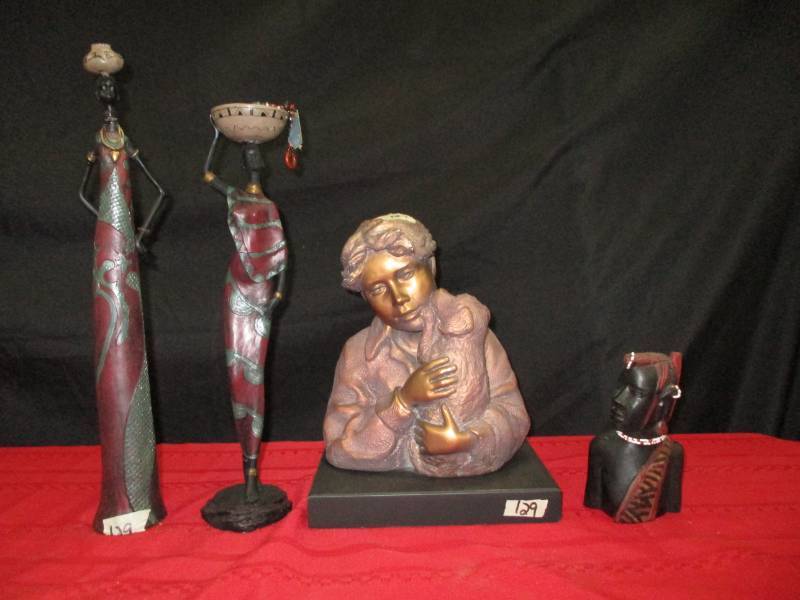 Handcarved Figurines made in Kenya, small sculpture made in mexico