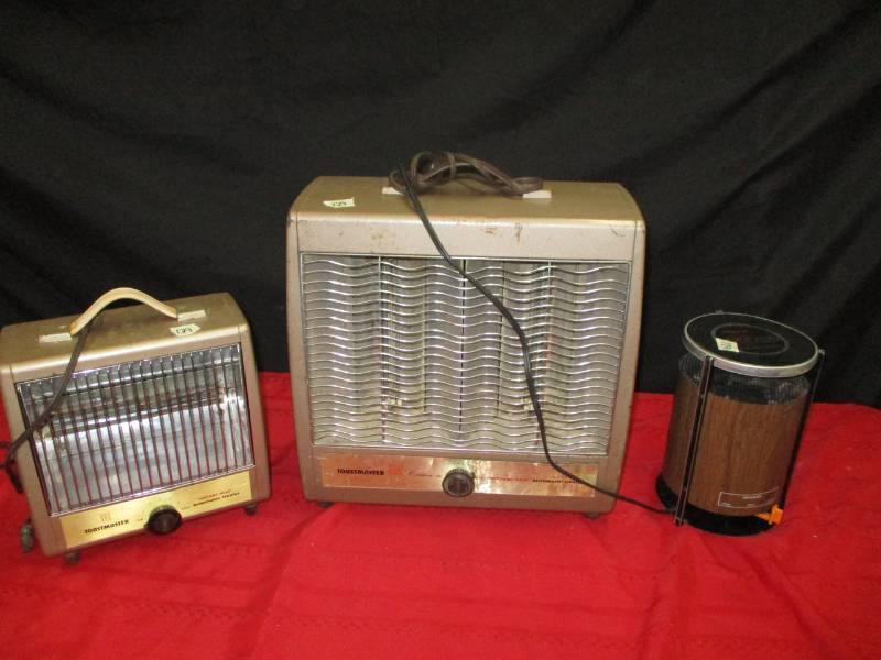 3 portable electric heaters