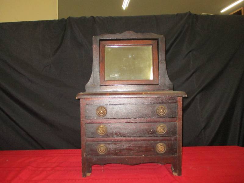 Antique Mini Dresser with mirror