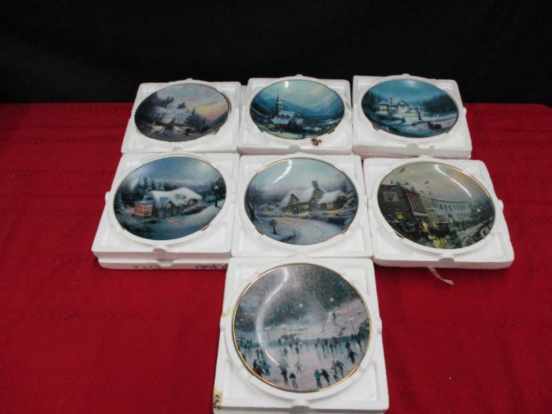 Knowles 1-6 and 8 Collector Plates
