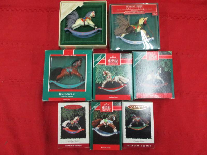 Hallmark Ornaments collection of Rocking Horses