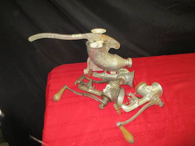 meat grinder and sausage stuffer