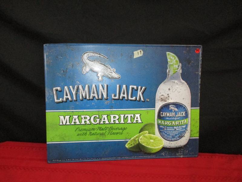 Metal margarita sign