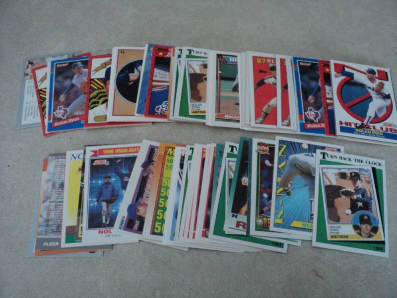100 Nolan Ryan Cards...