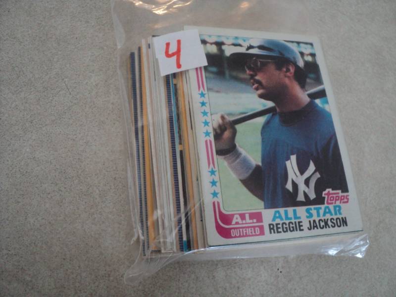 50 Reggie Jackson Cards...