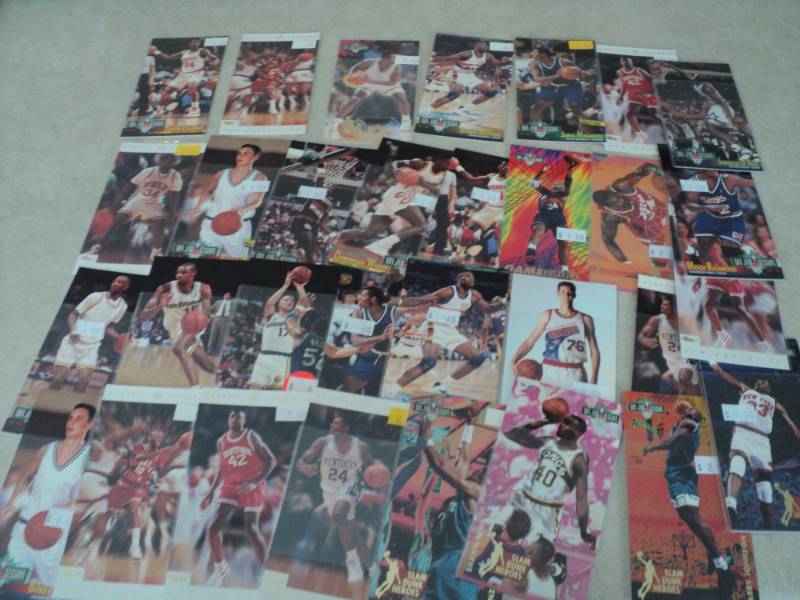 30 Basketball Star Cards...