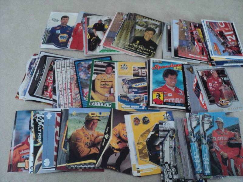 100 Michael Waltrip Cards...