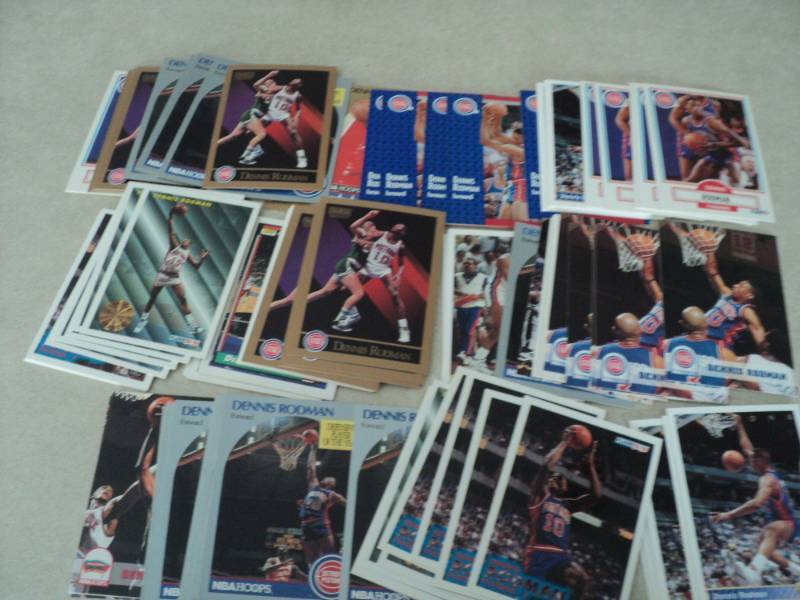 100 Dennis Rodman Cards...